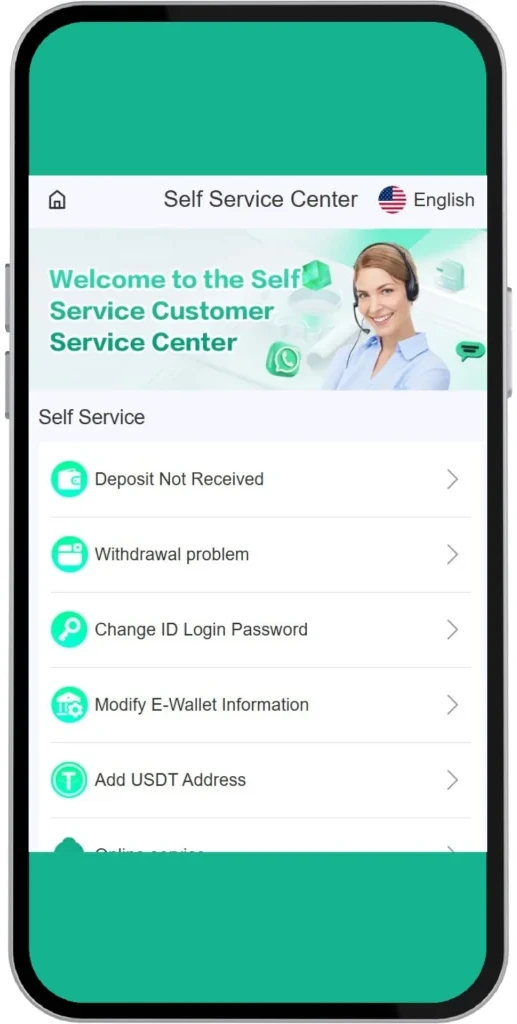 Customer Service Page