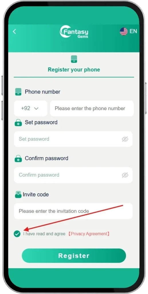 Read And Accept Privacy Agreement